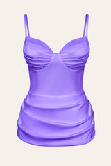 Frill Cups Satin Top
