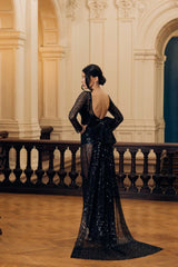 Open Back Bow Detail Maxi Dress
