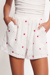 Aisha Shorts - White
