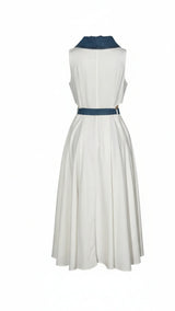 Althea Denim Midi Dress