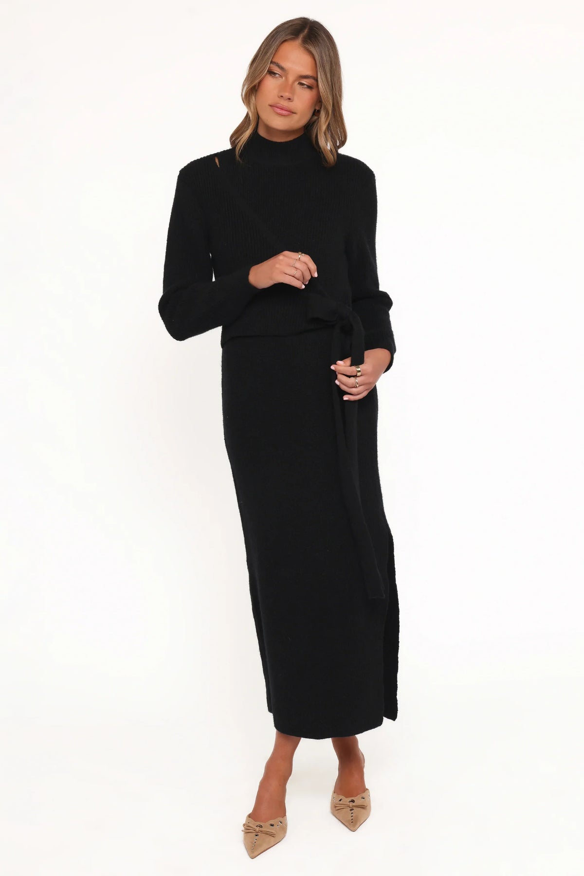Aerin Knit Dress - Black