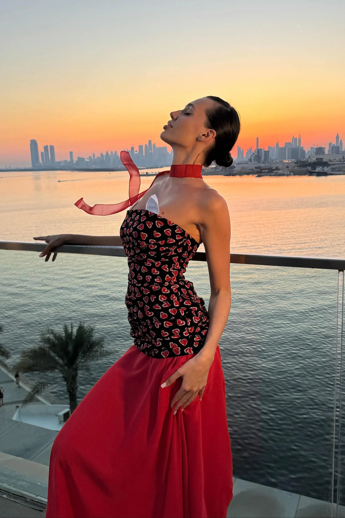 Corset-Based Top With Draping