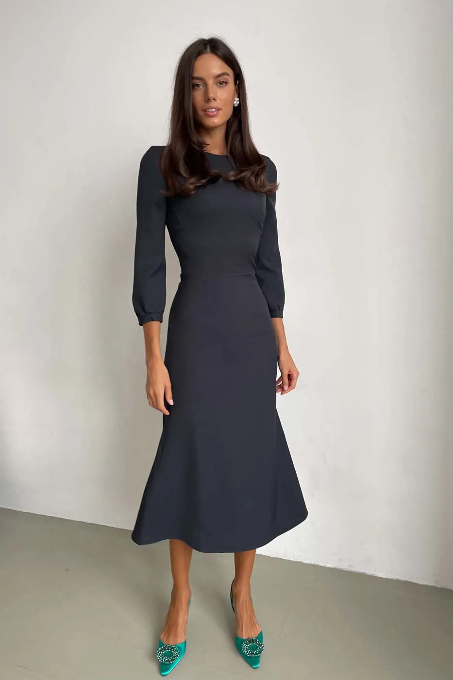Viscose Fitted Dress