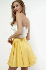 Pleated Mini Dress