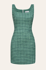Tweed Strap Mini Dress