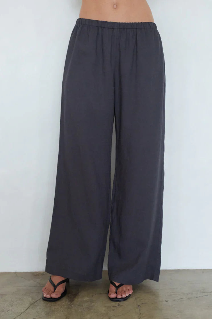 Kyle Pull On Linen Pants
