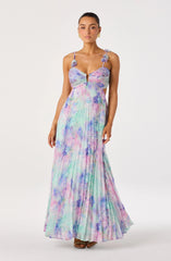 Emese Floral Cutout Maxi Dress