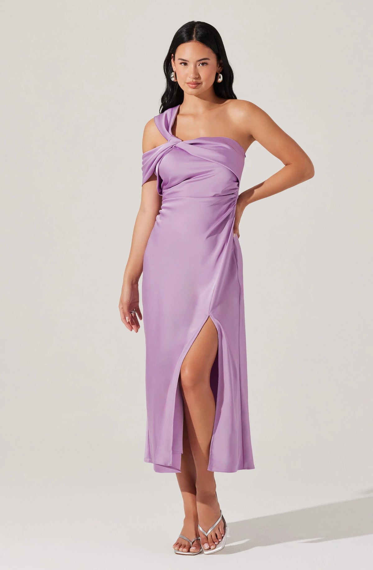 Cersei One Shoulder Midi Dress