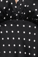 Ailbhe Top - Black Polka Dot