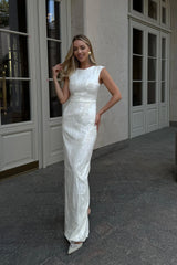 Sequin Sheath Maxi Dress