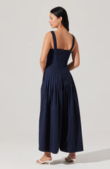 Aeryn Pleated Wide Leg Jumpsuit