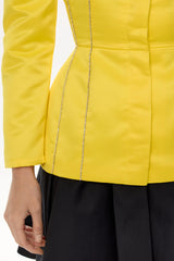 Satin Decorated Top