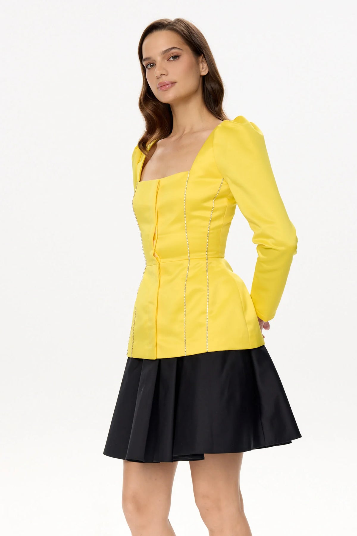 Satin Decorated Top