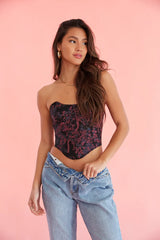 Eva Tapestry Corset Top