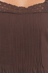 Alandra Maxi Dress - Brown