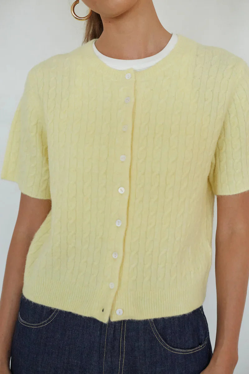 Lauren Cable Knit Cardigan