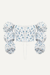 Long Sleeve Lace Up Top