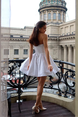 Tuck Corset Mini Dress