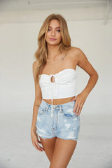 Madrid Halter Crop Top