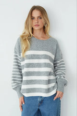 Charlotte Oversized Striped Sweater