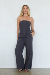 Kyle Pull On Linen Pants