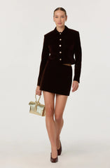 Vox Velvet Mini Skirt