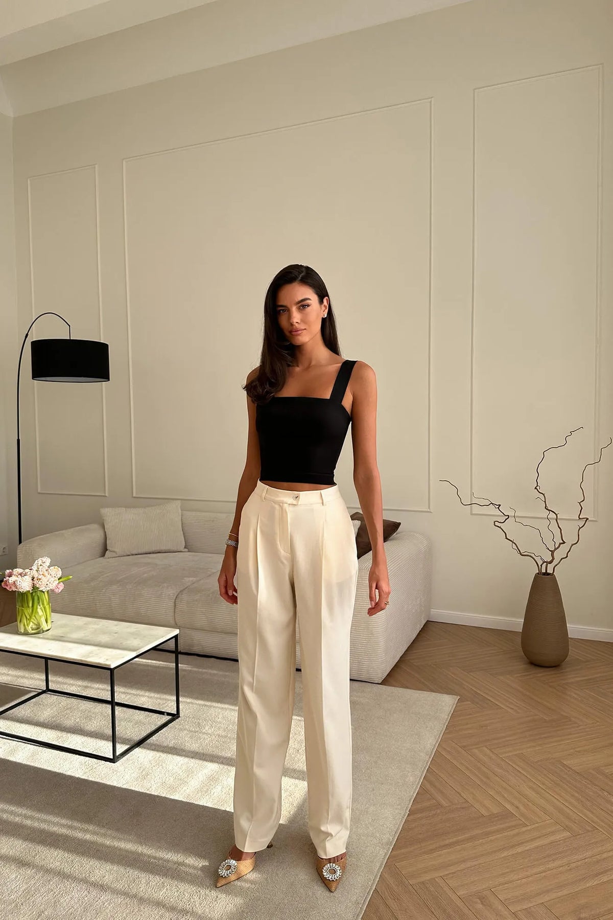 Straight Cut Trousers