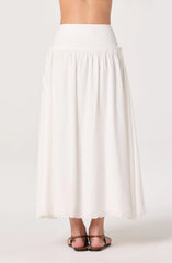 Stevie Embroidered Midi Skirt