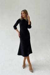 Viscose Fitted Dress
