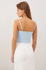 Viscose Corset Crop Top