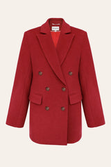 Cropped Double Breasted Coat