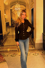 Long Sleeve Button Up Top