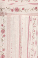 Amaris Maxi Dress - Ivory Mauve Floral