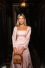 Voluminous Sleeve Corset Top