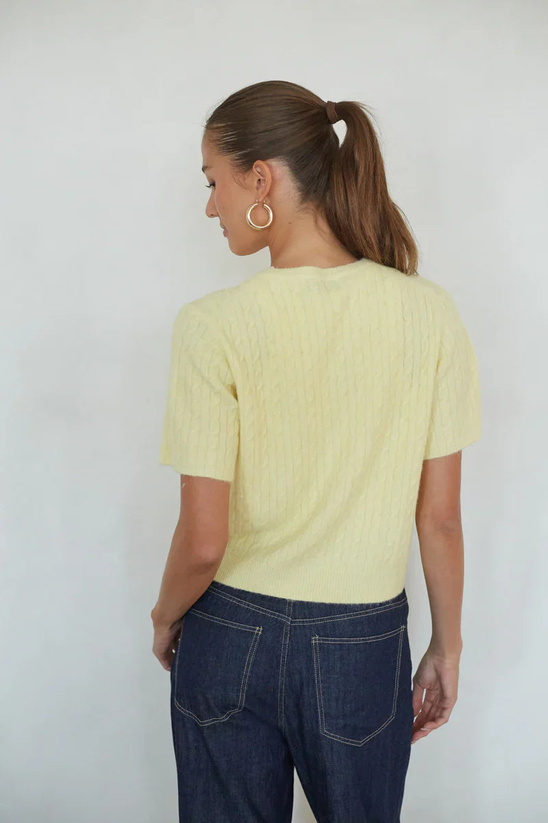 Lauren Cable Knit Cardigan