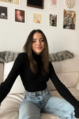 Denise Mock Neck Top