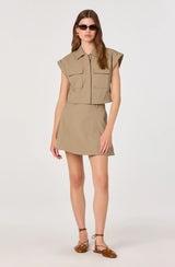 Cairn Woven A-Line Mini Skirt