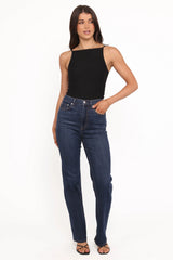 Rae Straight Leg Jean - Roxbury