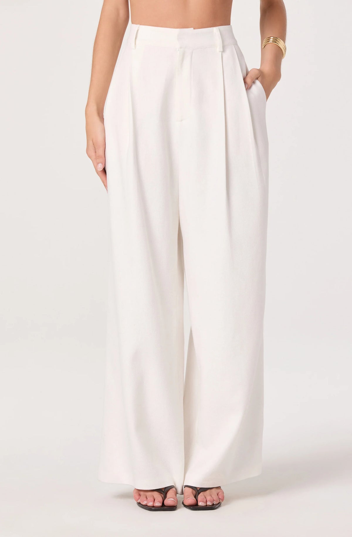 Talulla Wide-Leg Linen Pants