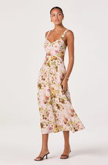 Ciana Linen Midi Dress