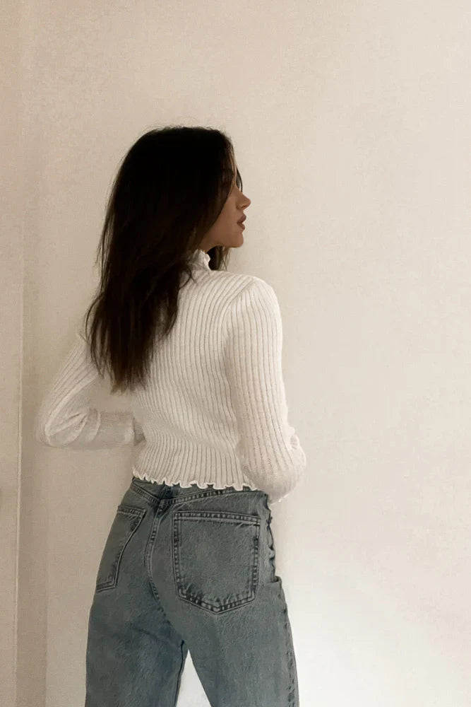 Denise Mock Neck Top
