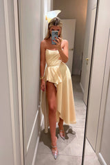 Asymmetrical Silk Skirt