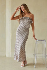 Tanya Ruffle Tube Top