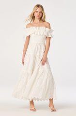 Piccola Off Shoulder Maxi Dress