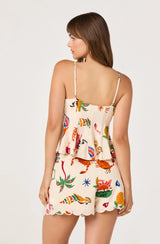Alma Printed V-Neck Tank Top