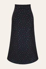 Printed Midi Skirt