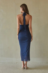 Enya Mesh Midi Dress