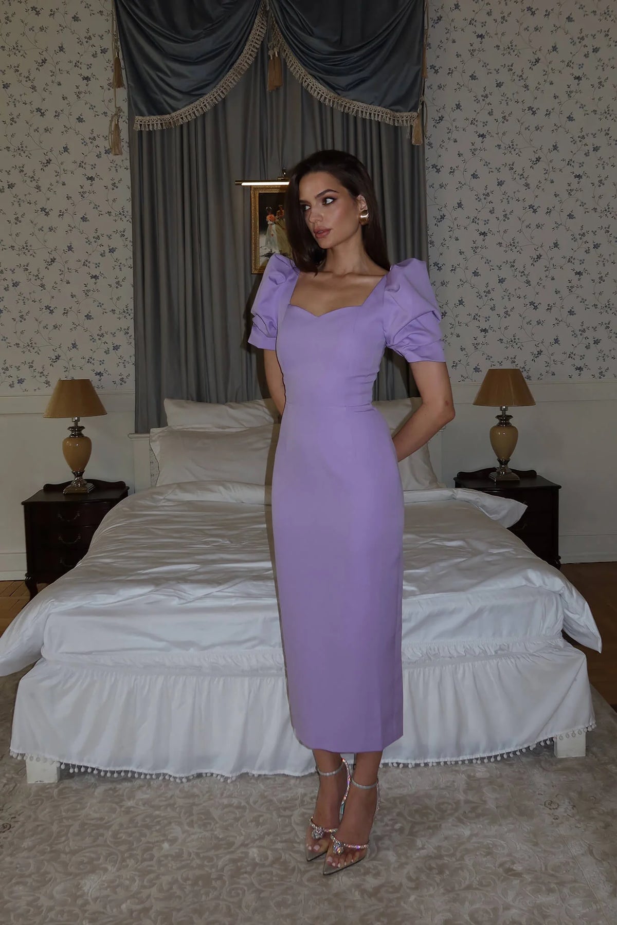 Sweetheart Midi Dress