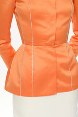 Satin Decorated Top