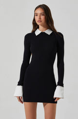 Alexia Mixed Media Mini Dress